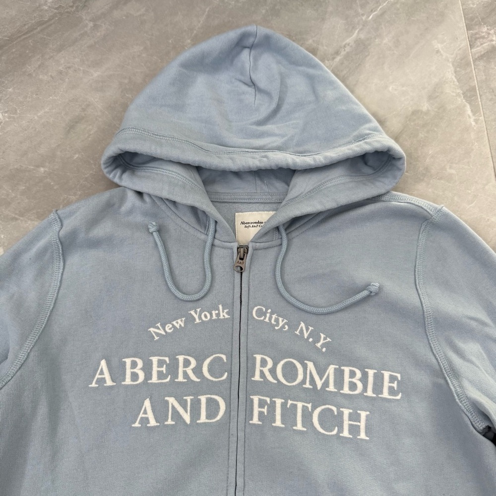 Women’s Abercrombie & Fitch Y2K Soft Collection New York City Full Zip Hoodie M - Picture 2 of 16